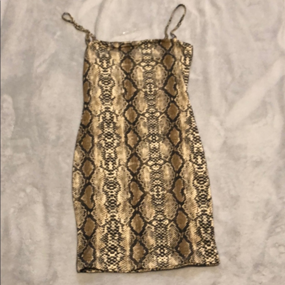 Snake skin dress